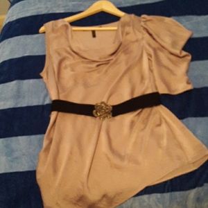 BCBGMaxazria top w belt small